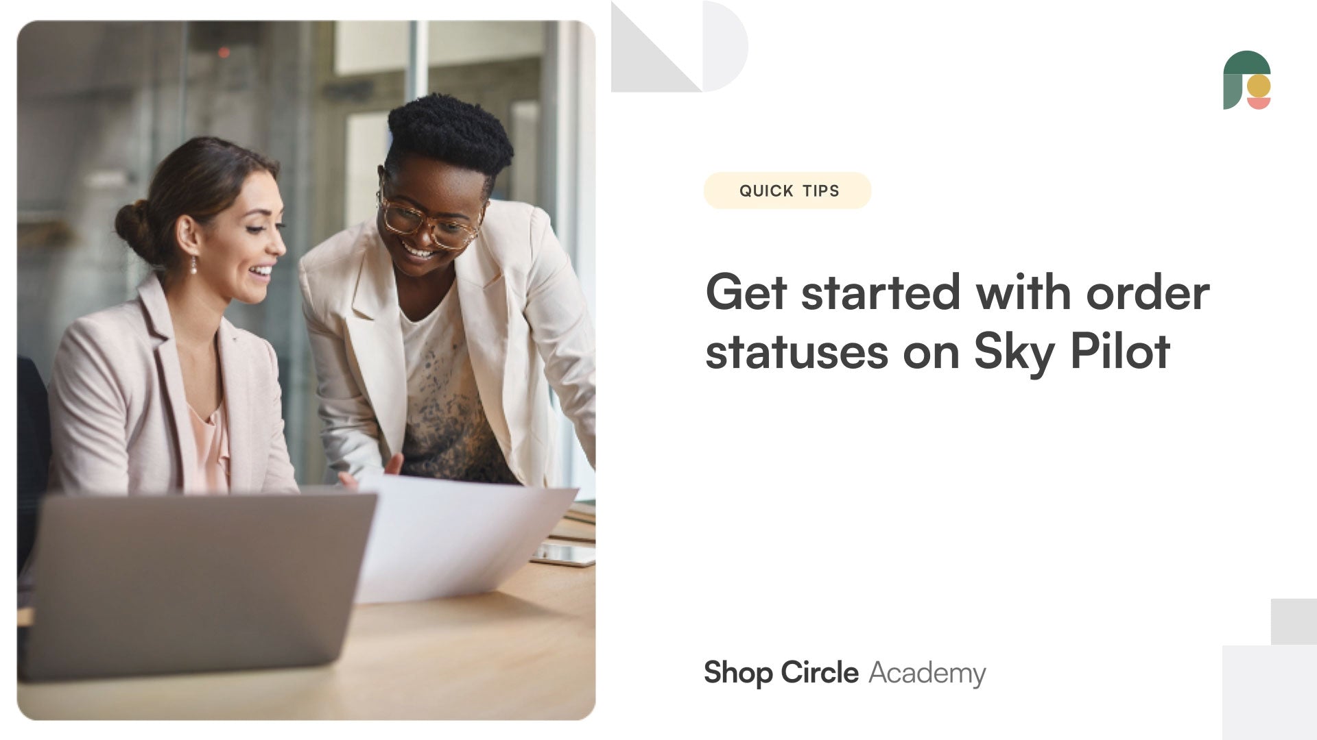 Get Started With Order Statuses on Sky Pilot image