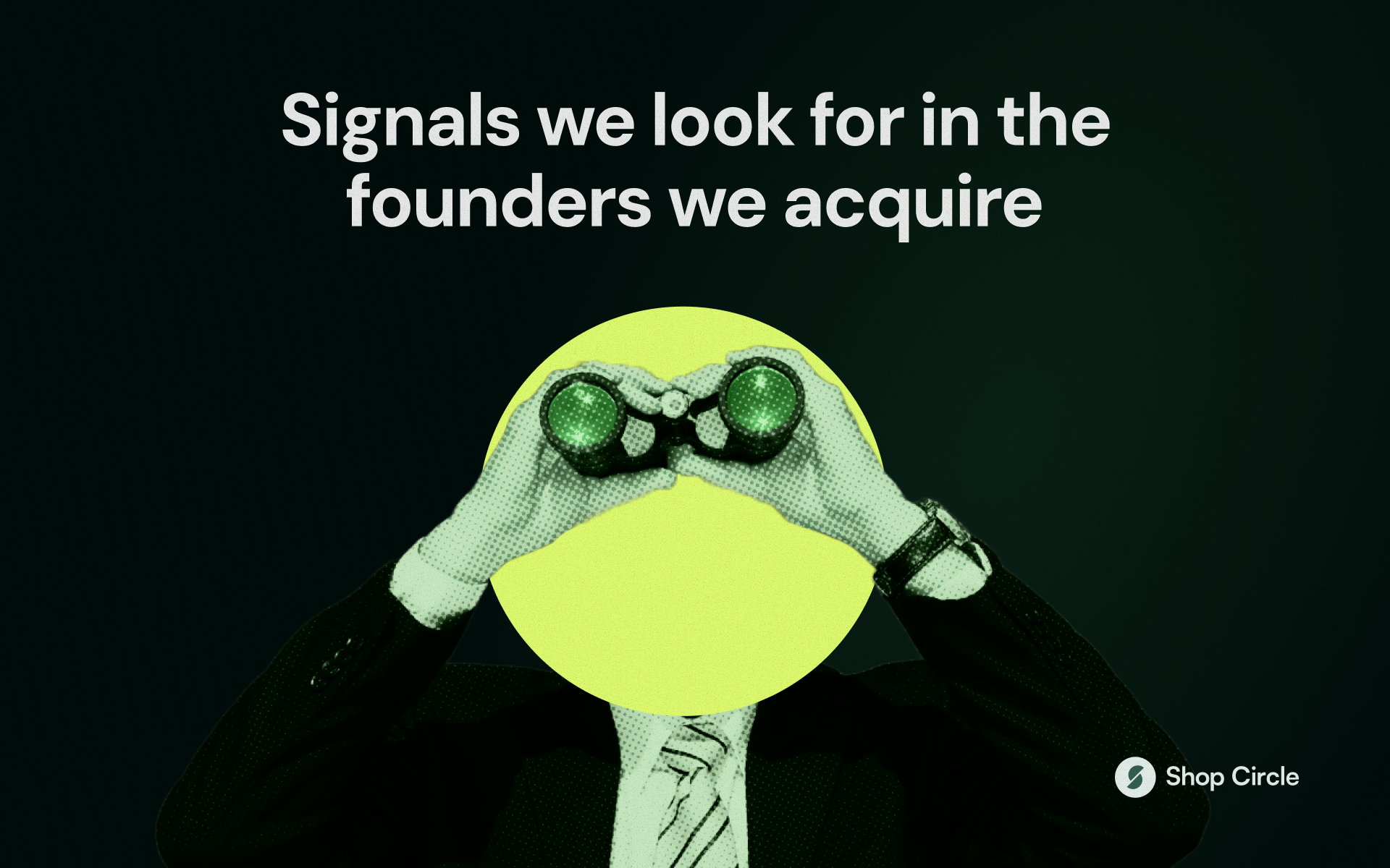 What Shop Circle Looks for When Acquiring Software Businesses image
