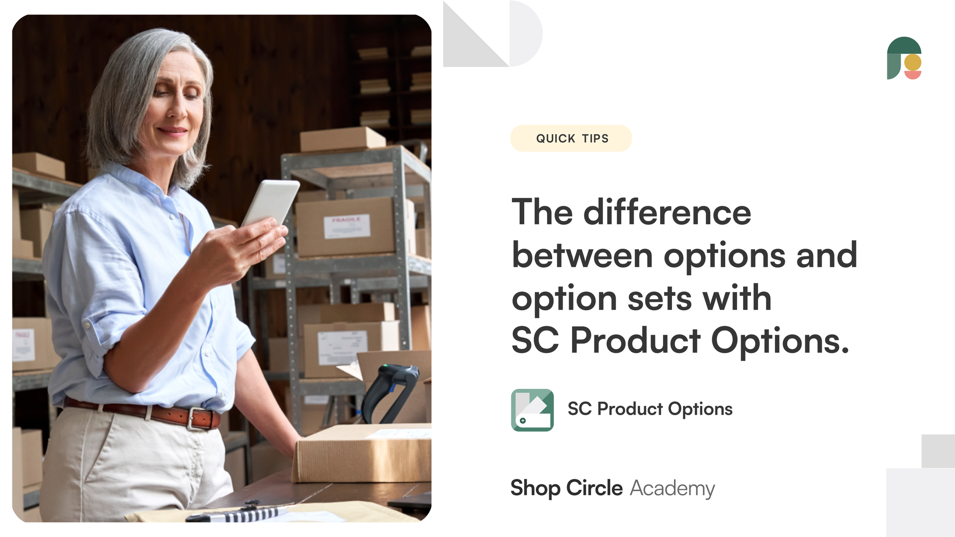 Options vs. Option Sets using SC Product Options image