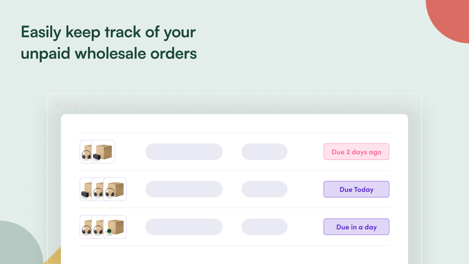 AReceivables Feature
