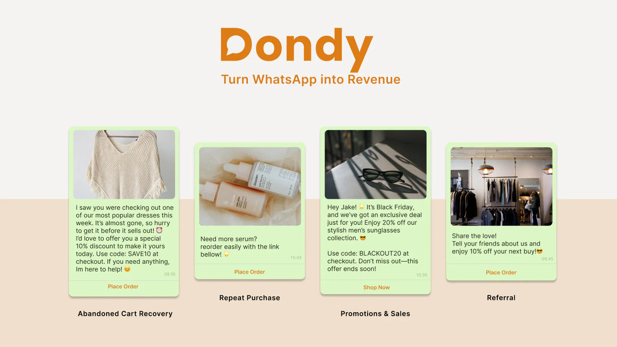 Dondy: WhatsApp Marketing + Chat Feature