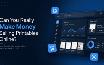 Can You Really Make Money Selling Printables Online? article illustration
