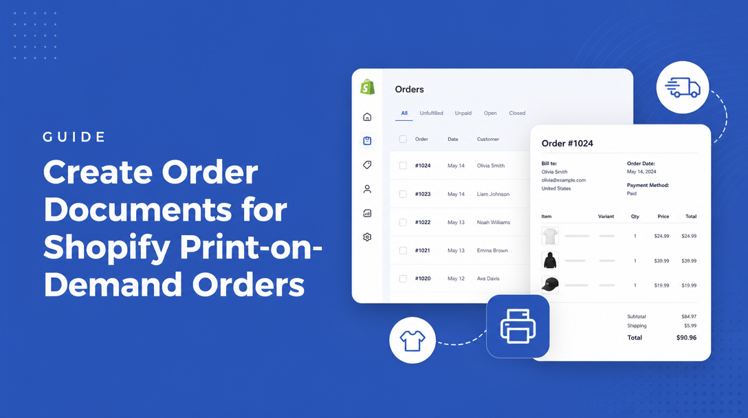 How to Create Order Documents for Shopify Print-on-Demand Orders image