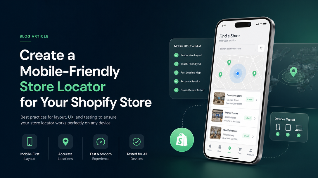 How to Create a Mobile-Friendly Store Locator for Your Shopify Store image