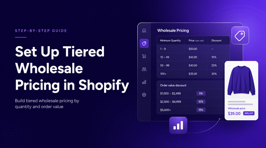 How to Set Up Tiered Wholesale Pricing in Shopify image