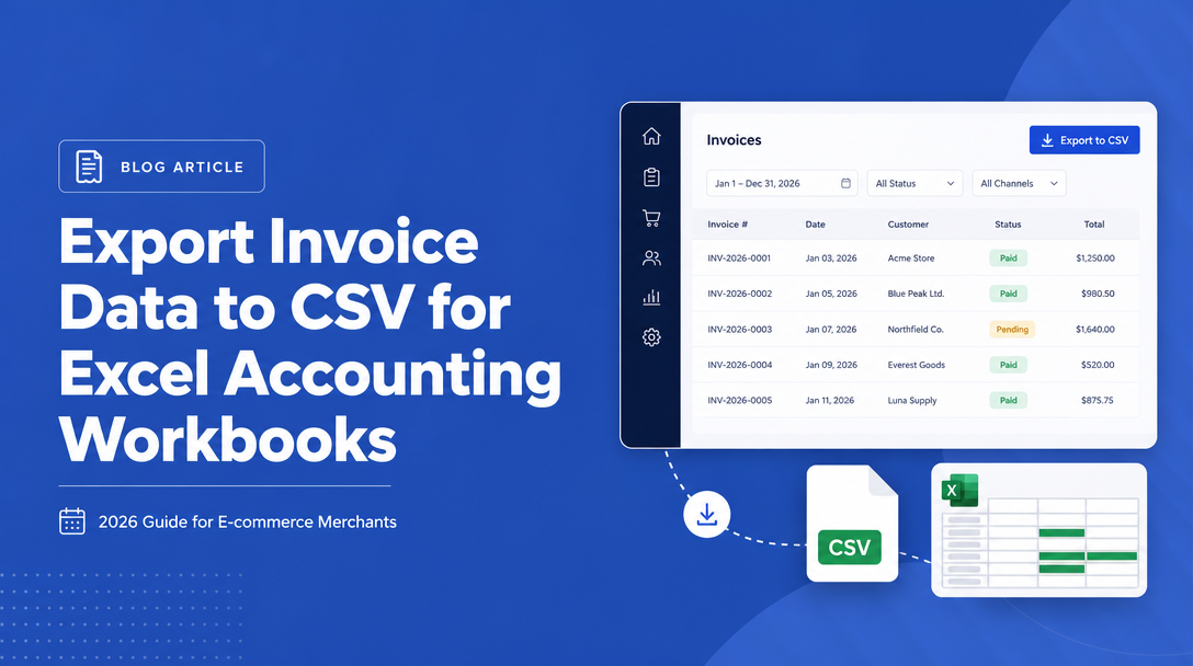 How to Export Invoice Data to CSV for Excel Accounting Workbooks image