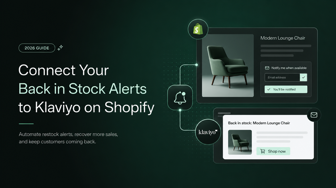 How to Connect Your Back in Stock Alerts to Klaviyo on Shopify image