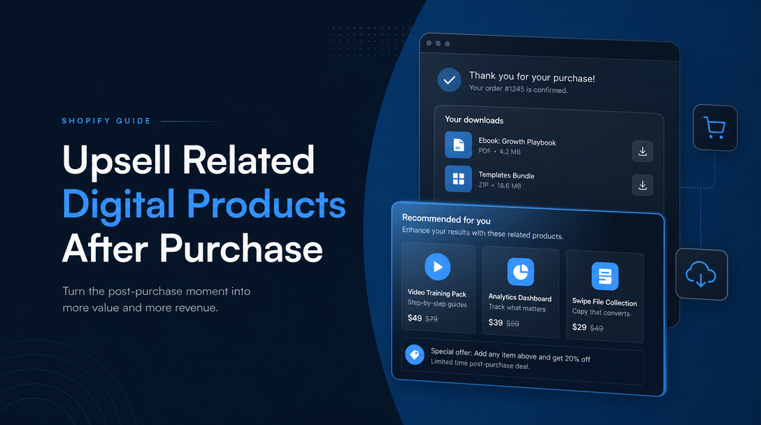 How to Upsell Related Digital Products After Purchase image