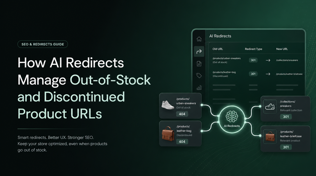 How AI Redirects Manage Out-of-Stock and Discontinued Product URLs image