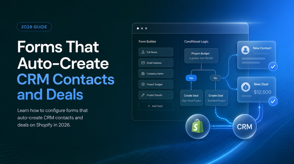 Forms That Auto-Create CRM Contacts and Deals article illustration
