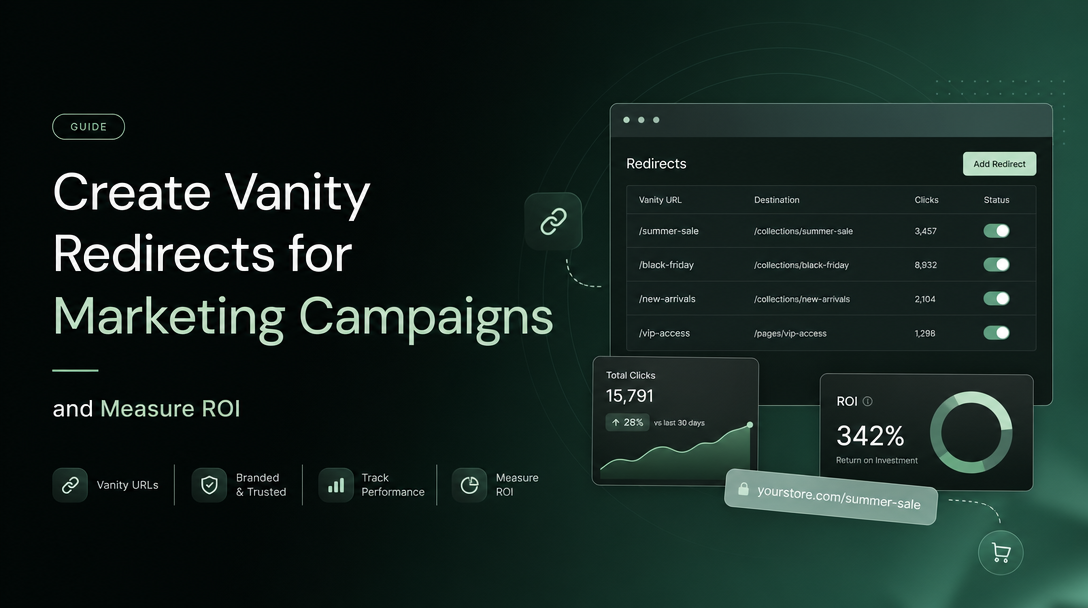 How to Create Vanity Redirects for Marketing Campaigns and Measure ROI image