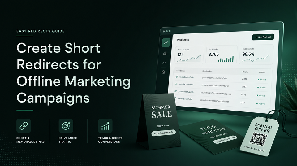 How to Create Short Redirects for Offline Marketing Campaigns article illustration