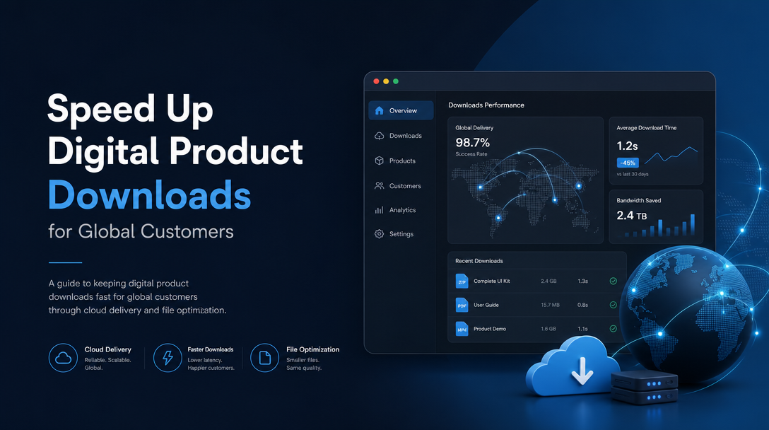 How to Speed Up Digital Product Downloads for Global Customers image