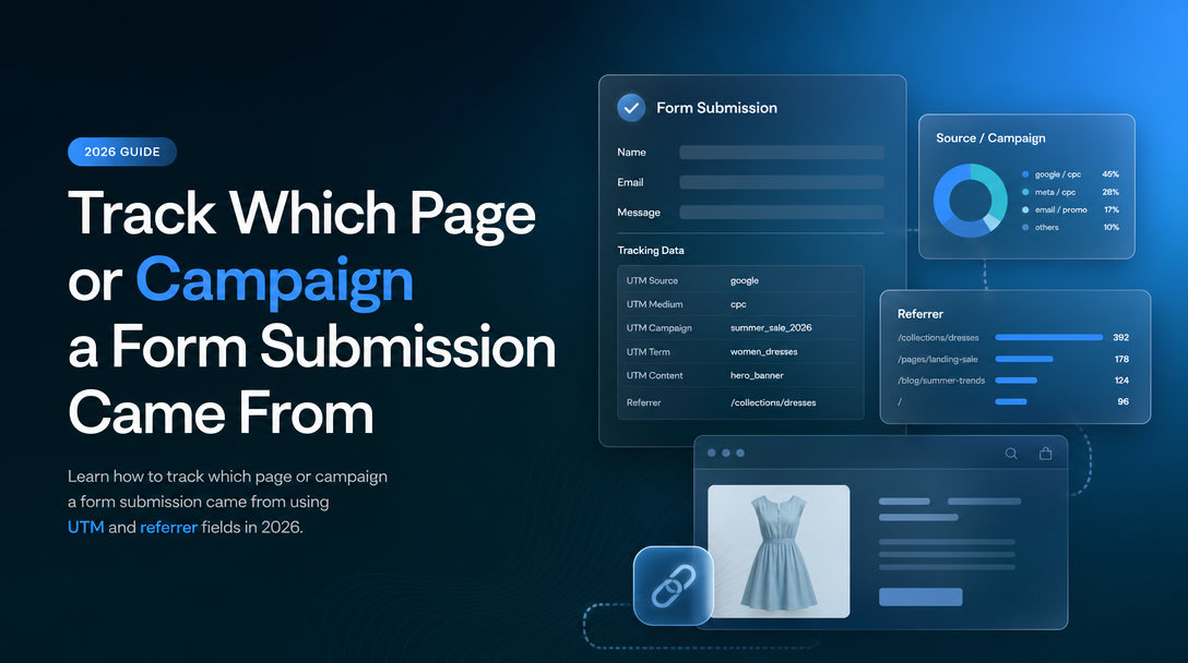 How to Track Which Page or Campaign a Form Submission Came From (UTM + Referrer) image