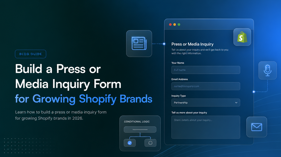 How to Build a Press or Media Inquiry Form for Growing Shopify Brands image