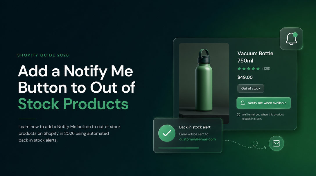 How to Add a Notify Me Button to Out of Stock Products on Shopify image