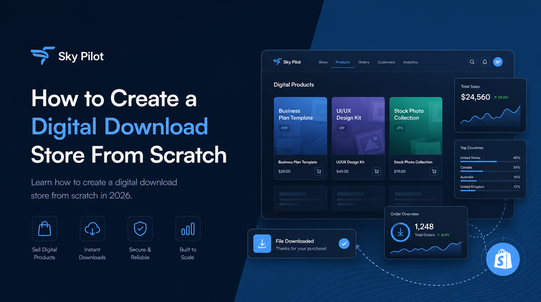 How to Create a Digital Download Store From Scratch image