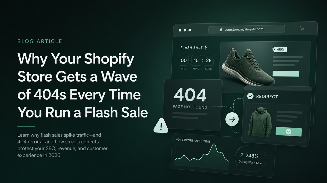 Why Your Shopify Store Gets a Wave of 404s Every Time You Run a Flash Sale image