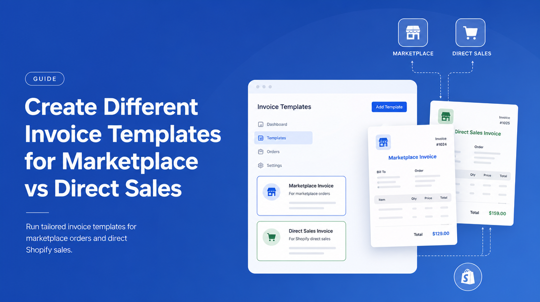 How to Create Different Invoice Templates for Marketplace vs Direct Sales image