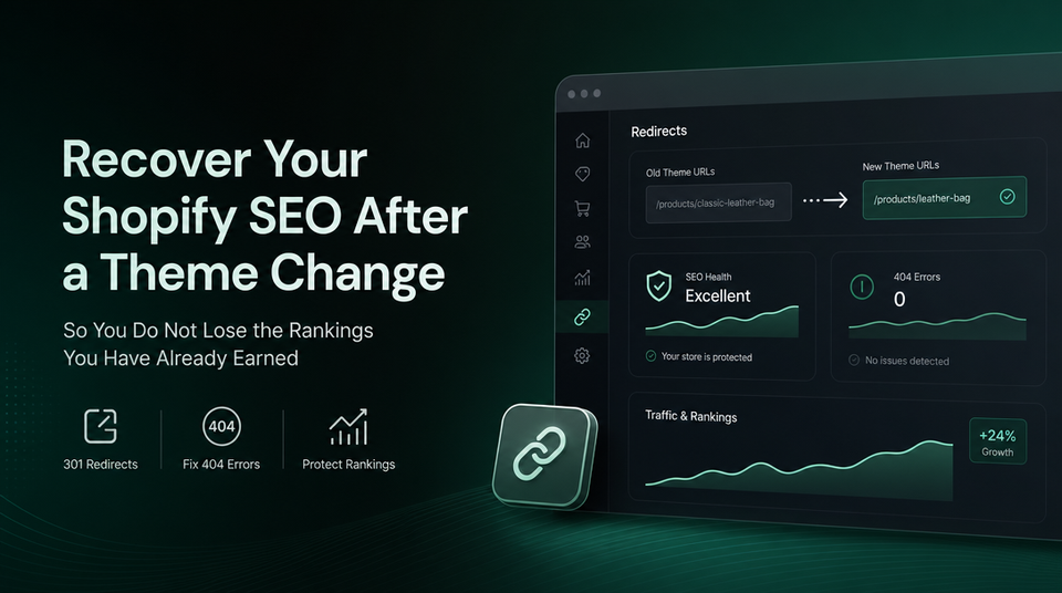 How to Recover Your Shopify SEO After a Theme Change So You Do Not Lose the Rankings You Have Already Earned article illustration