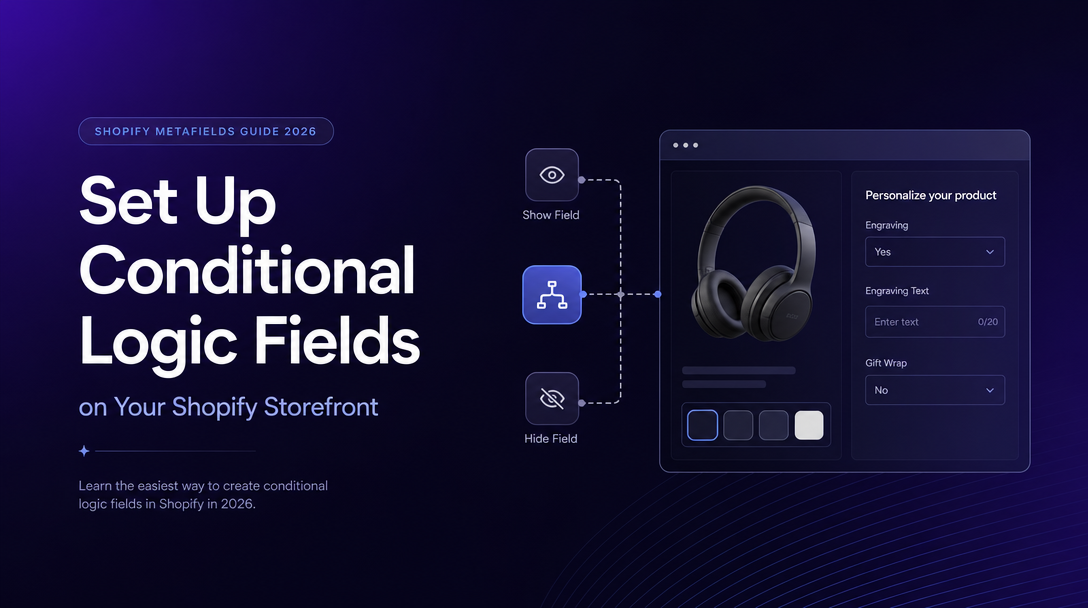 How to Set Up Conditional Logic Fields on Your Shopify Storefront image