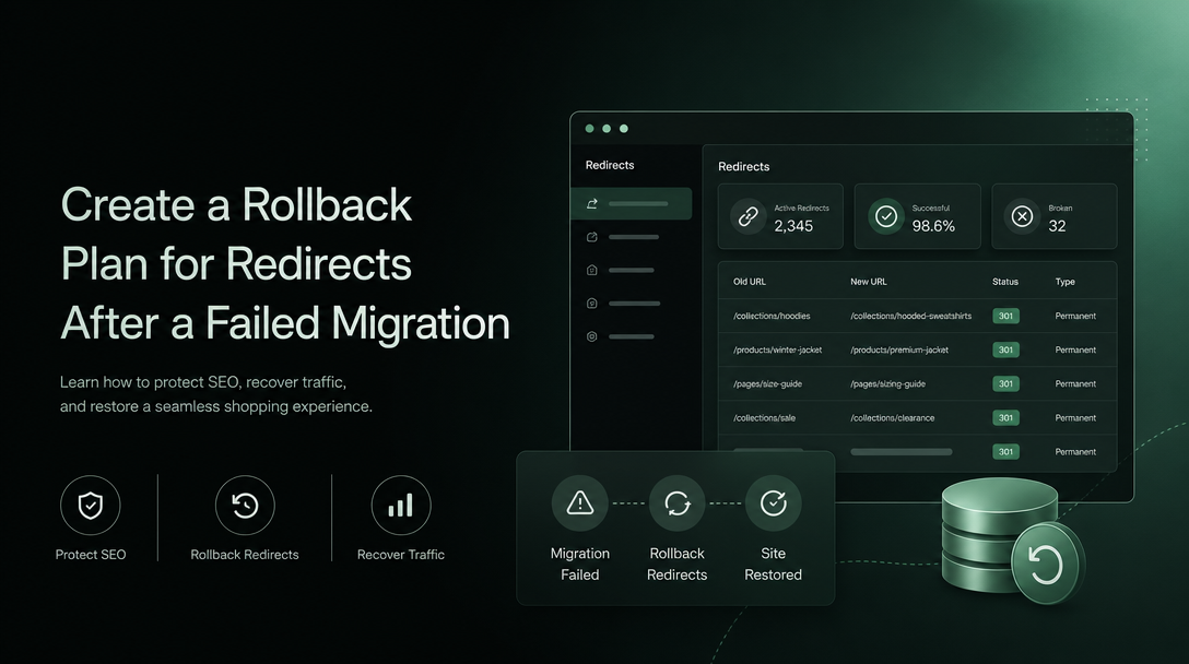 How to Create a Rollback Plan for Redirects After a Failed Migration image