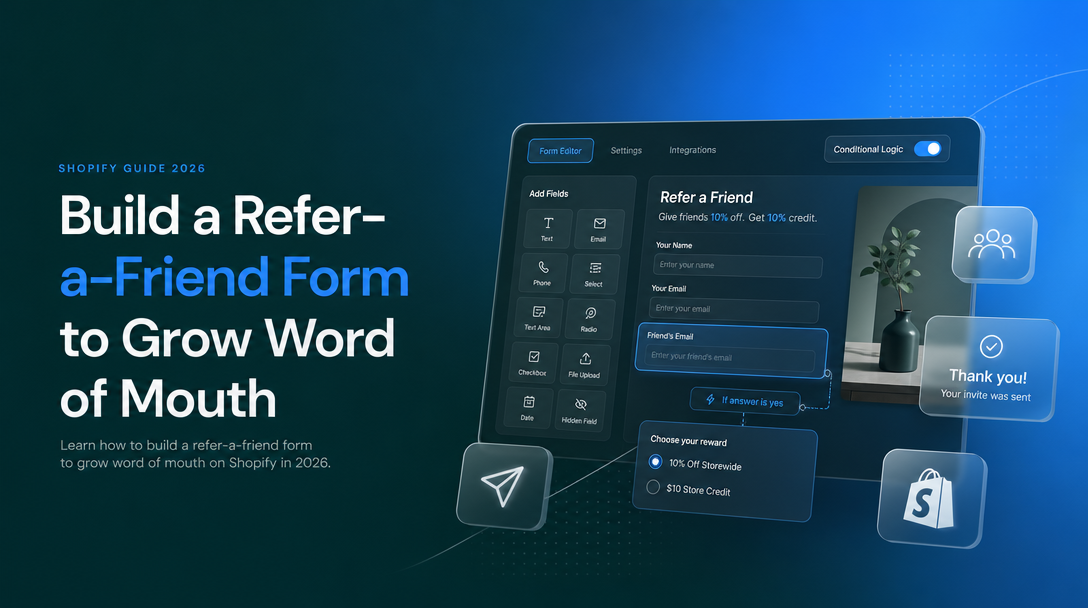 How to Build a Refer-a-Friend Form to Grow Word of Mouth image