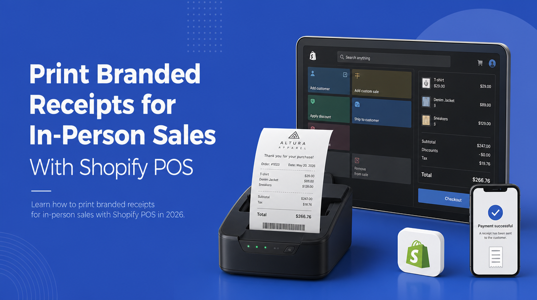 How to Print Branded Receipts for In-Person Sales With Shopify POS image
