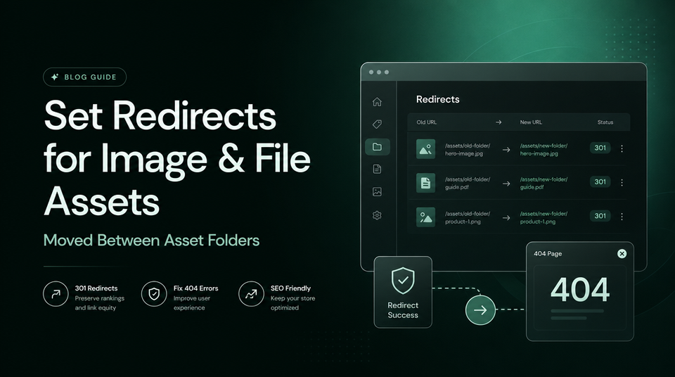 How to Set Redirects for Image and File Assets Moved Between Asset Folders article illustration