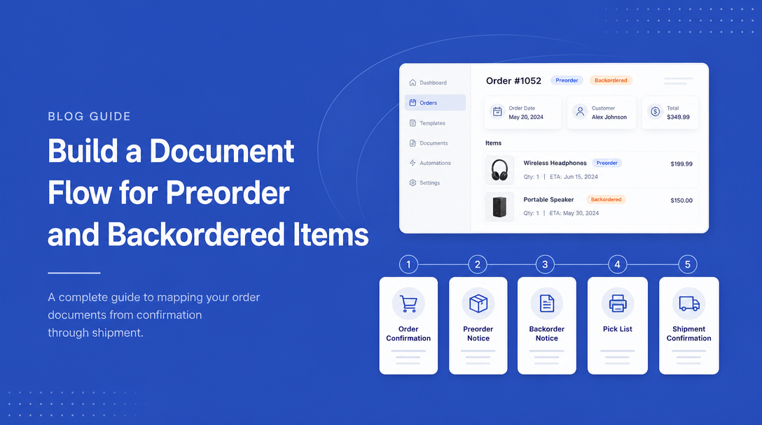 How to Build a Document Flow for Preorder and Backordered Items image