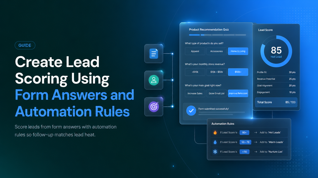 How to Create Lead Scoring Using Form Answers and Automation Rules image