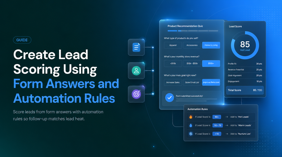 How to Create Lead Scoring Using Form Answers and Automation Rules article illustration