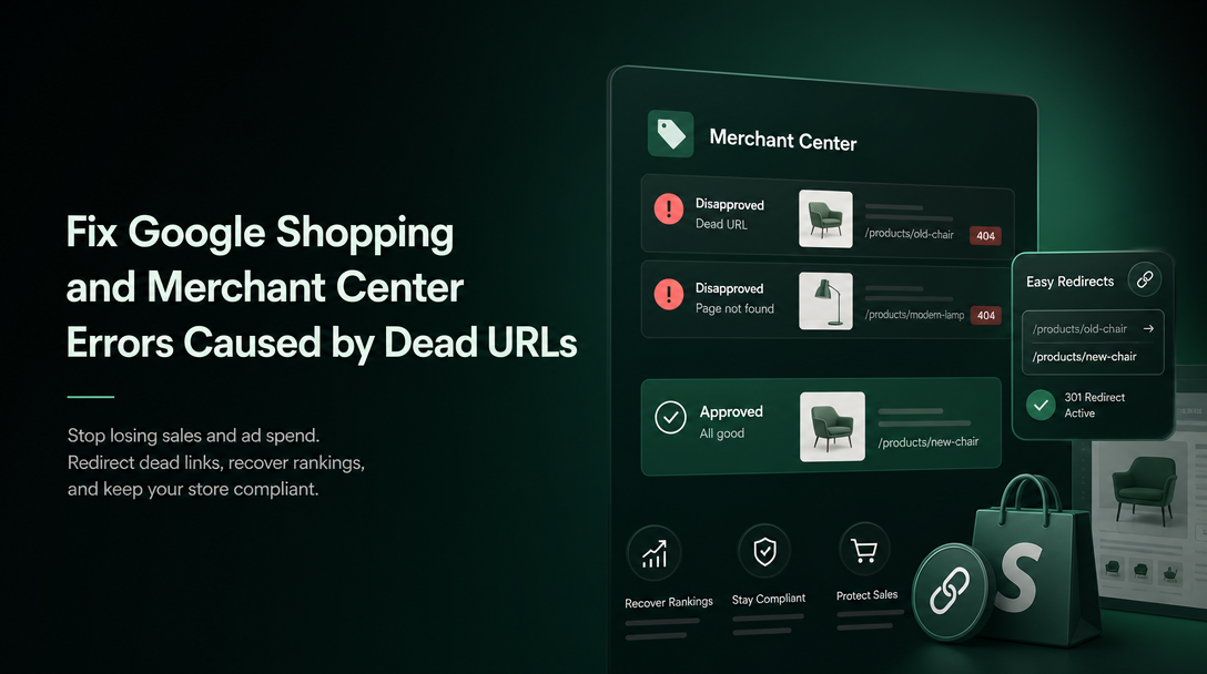 How to Fix Google Shopping and Merchant Center Errors Caused by Dead URLs image