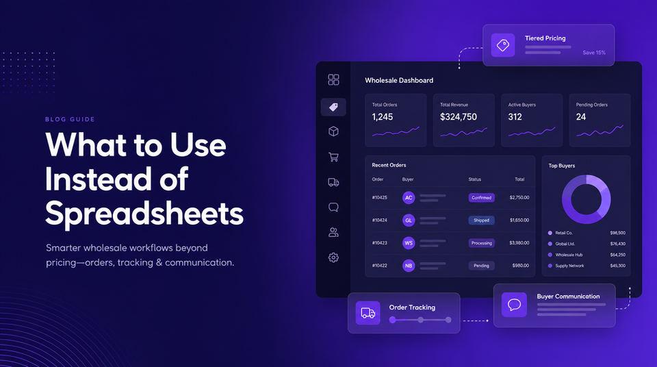 What to Use Instead of Spreadsheets for Wholesale Workflows article illustration