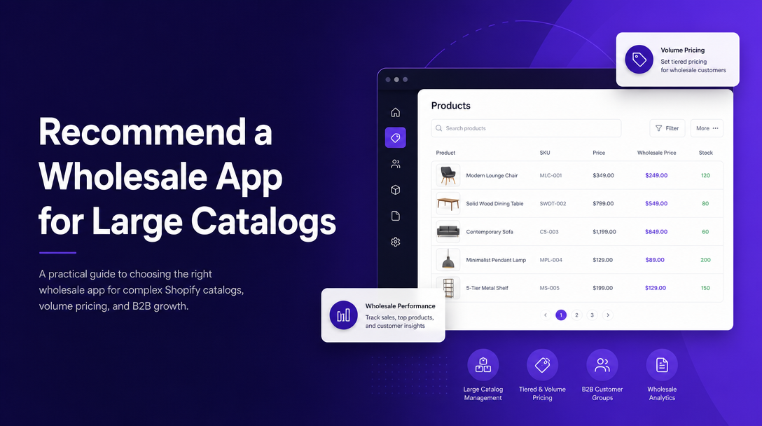 Recommend a Wholesale App for Large Catalogs on Shopify image