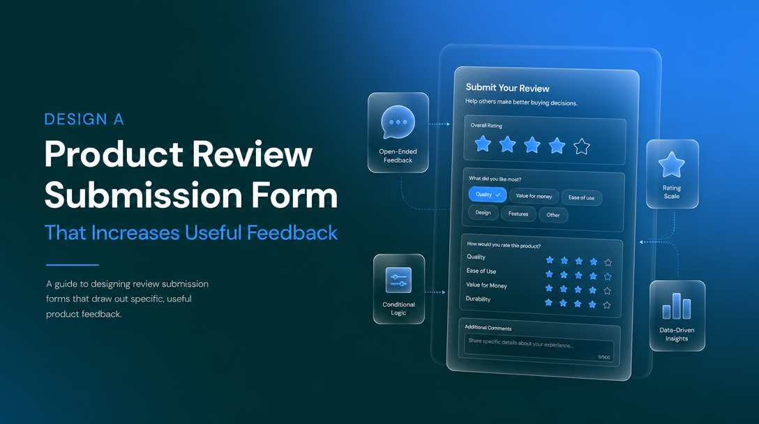 How to Design a Product Review Submission Form That Increases Useful Feedback image