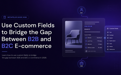 How to Use Custom Fields to Bridge the Gap Between B2B and B2C E-commerce