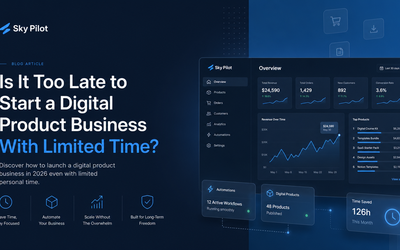 Is It Too Late to Start a Digital Product Business With Limited Time? article illustration