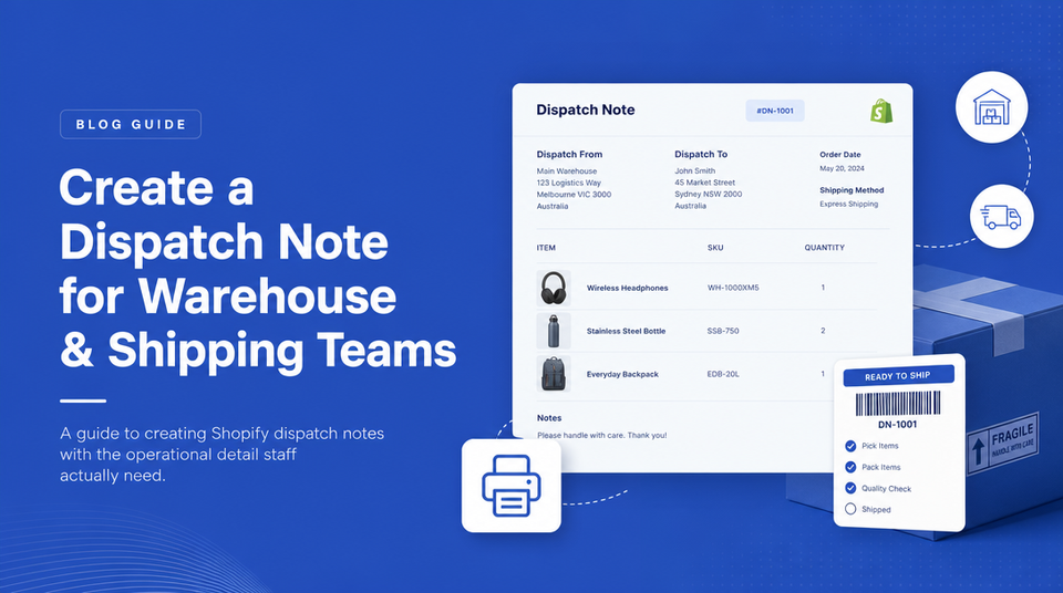 How to Create a Dispatch Note for Warehouse and Shipping Teams article illustration