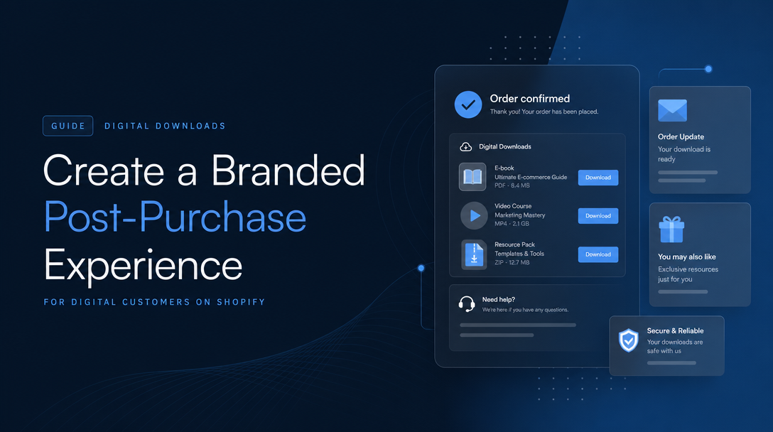 How to Create a Branded Post-Purchase Experience for Digital Customers image