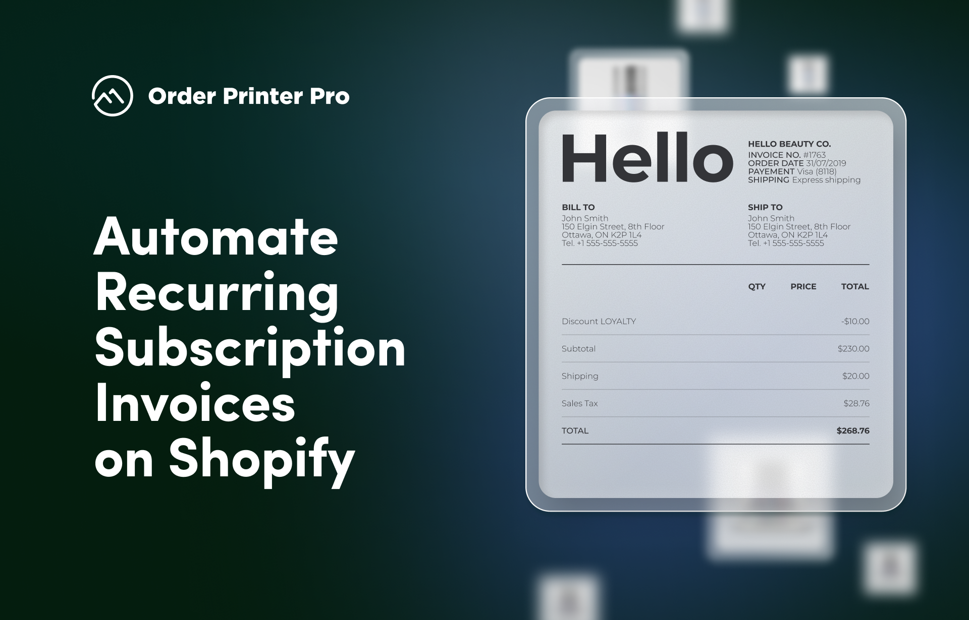 How to Send Recurring Subscription Invoices Automatically on Shopify image
