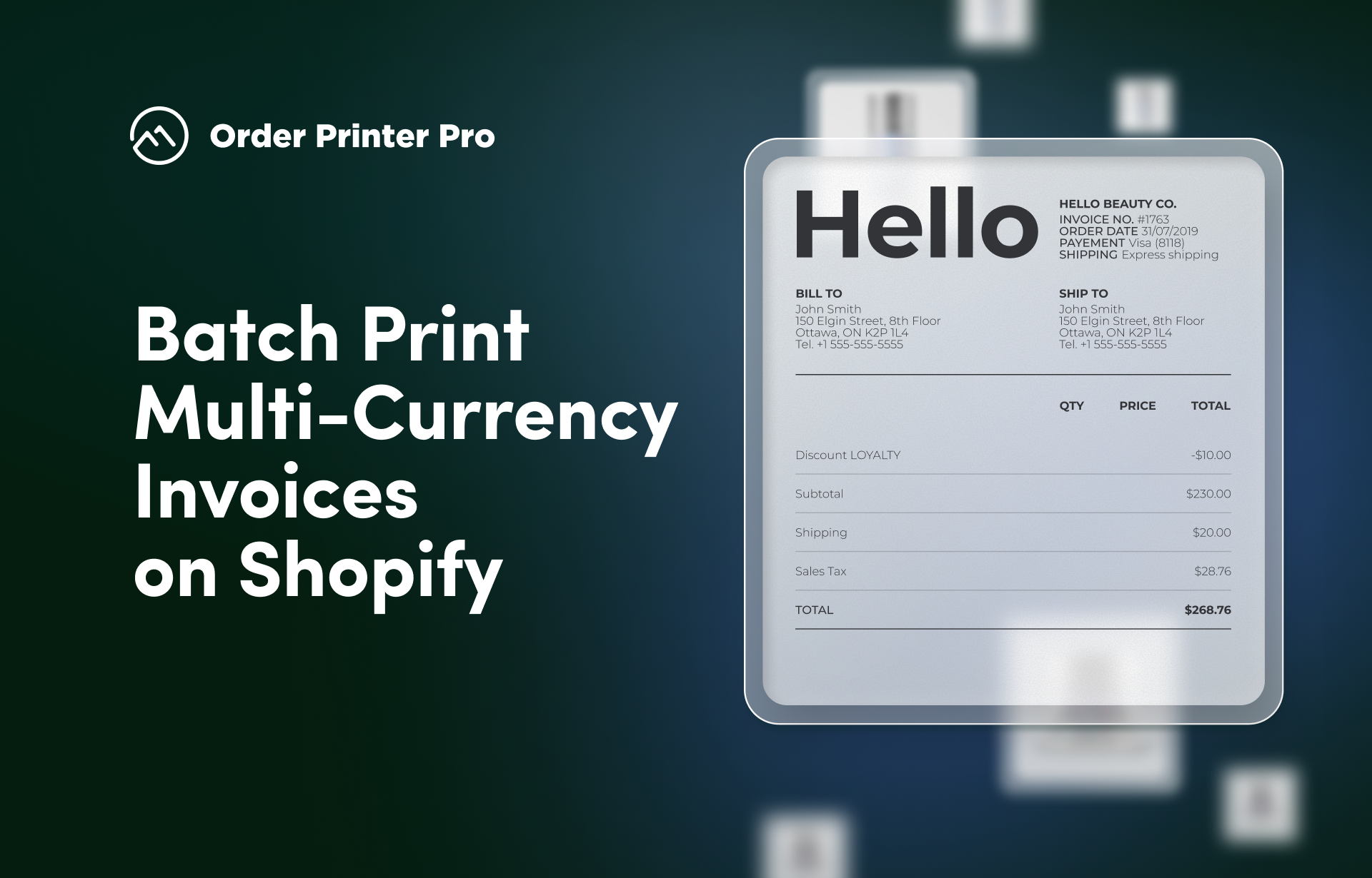 What to Use to Batch Print Multi-Currency Invoices on Shopify image