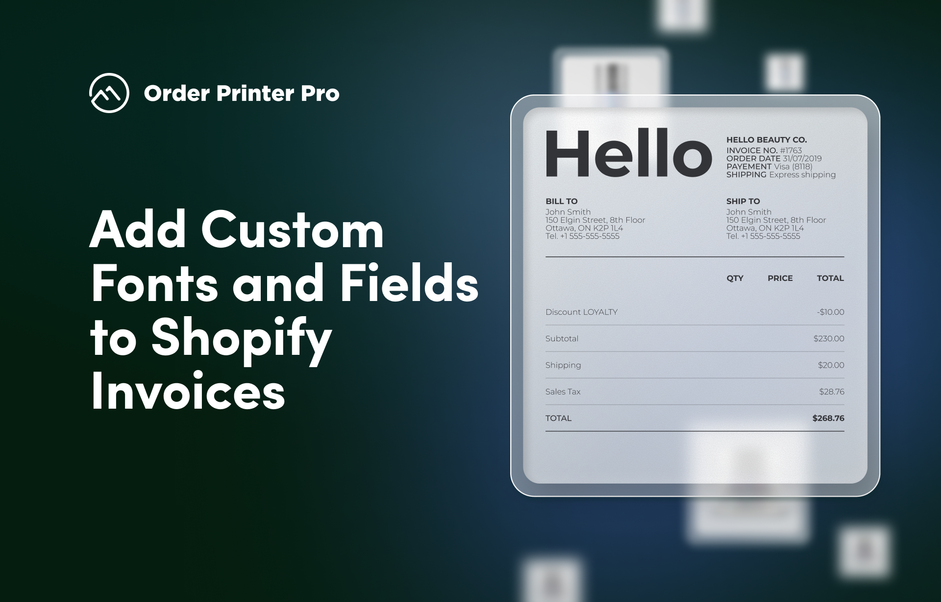 How to Add Custom Fonts and Fields to Shopify Invoice Templates image