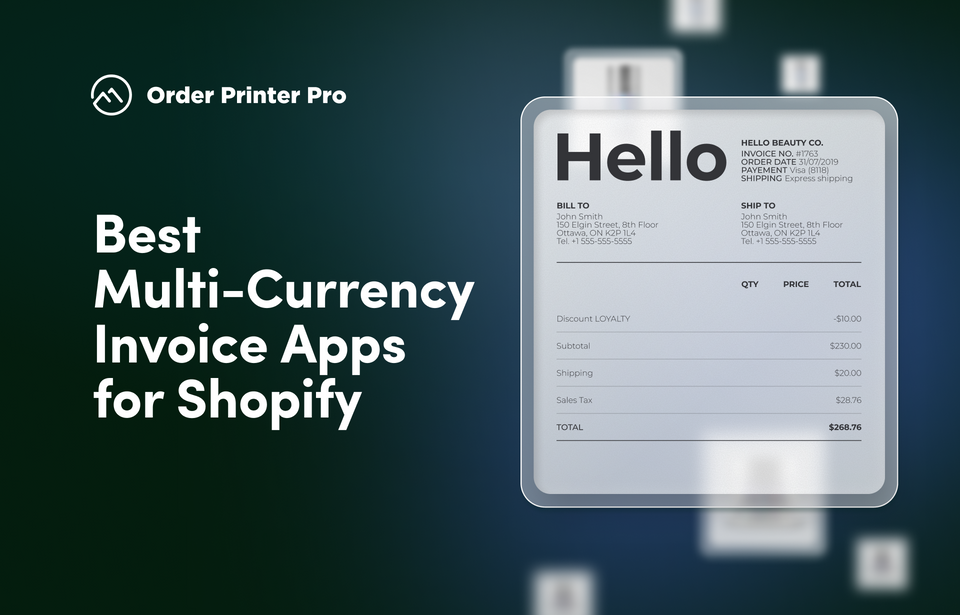 Best Multi-Currency Invoice Apps for Shopify