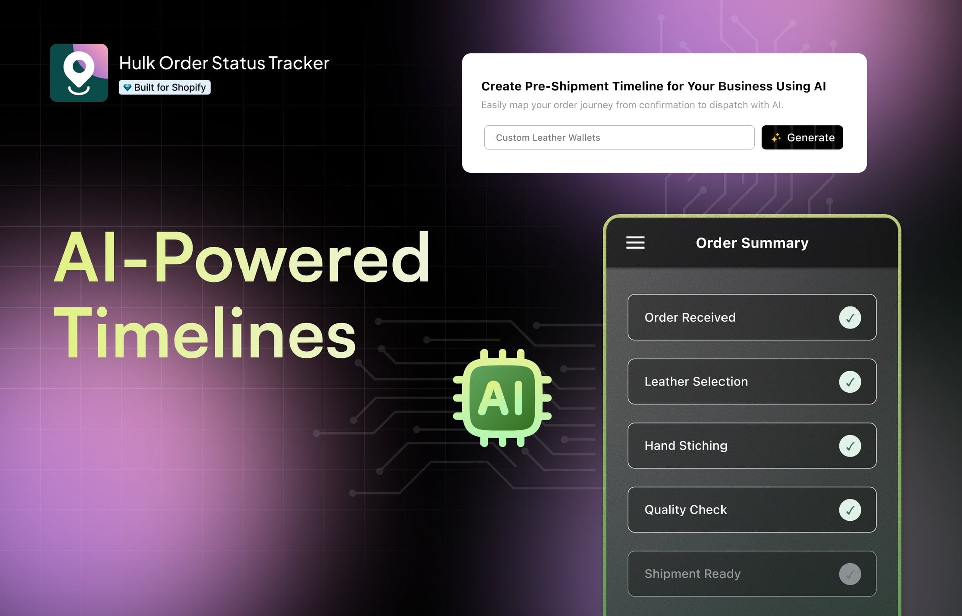 AI-Powered Timelines Bring Unprecedented Order Clarity image