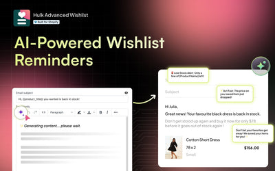 Sell More with AI-Powered Wishlist Reminders for Shopify