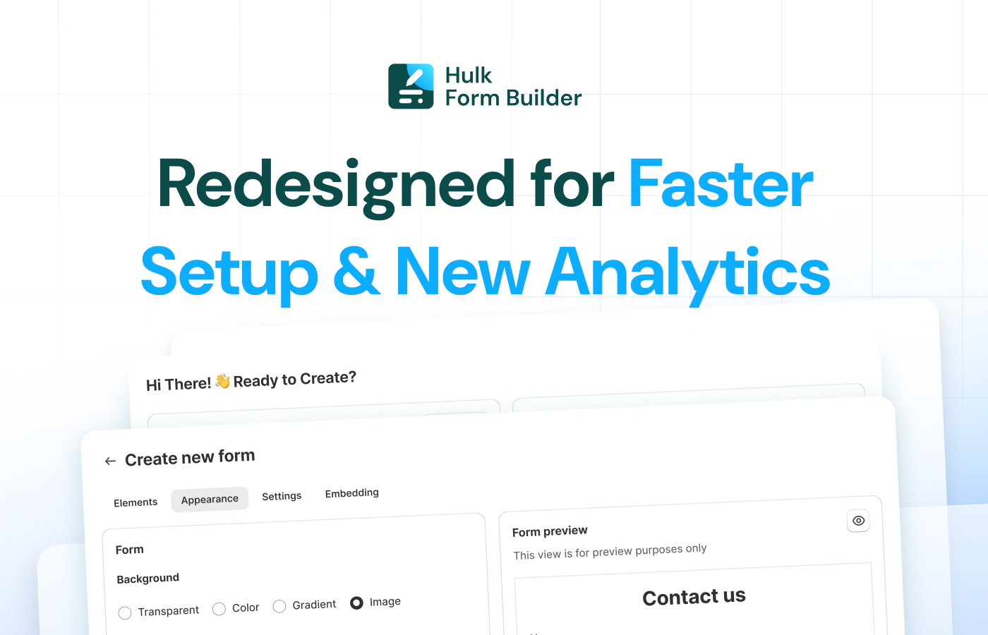 Hulk Form Builder Redesign: The Easiest Way to Build Shopify Forms image