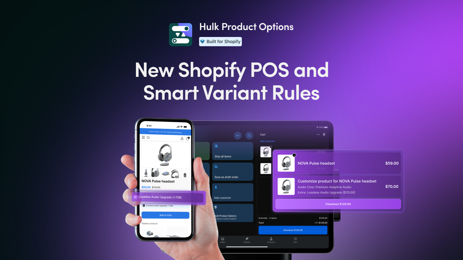 New in Hulk Product Options: Shopify POS and Smart Variant Logic image