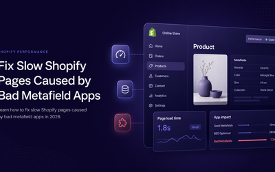 How to Fix Slow Shopify Pages Caused by Bad Metafield Apps