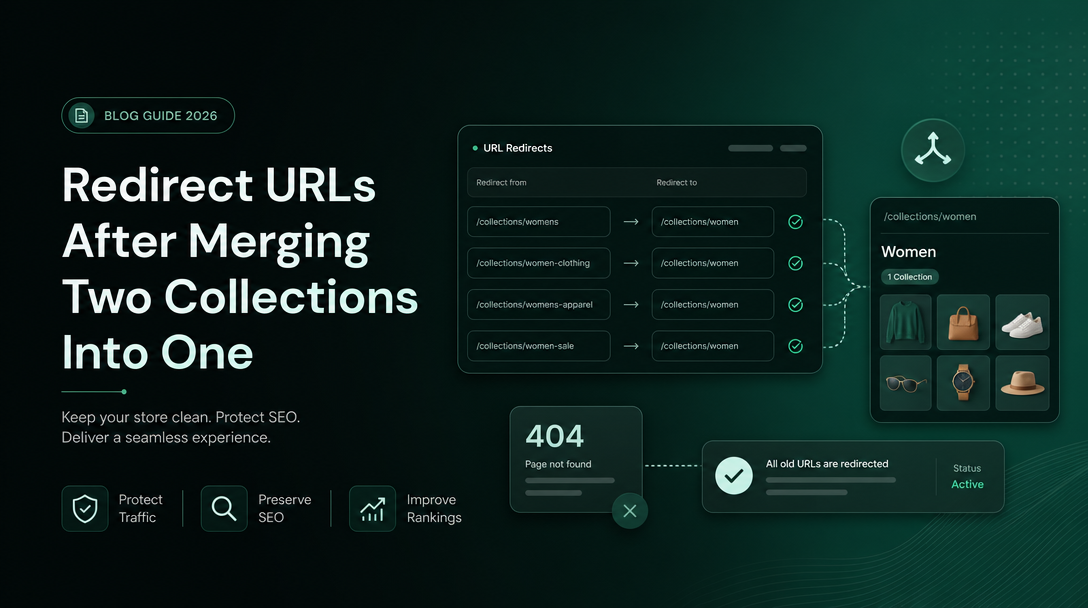How to Redirect URLs After Merging Two Collections Into One image